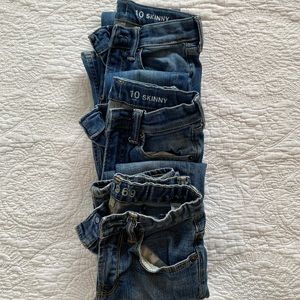 Lot of size 10 slim skinny jeans